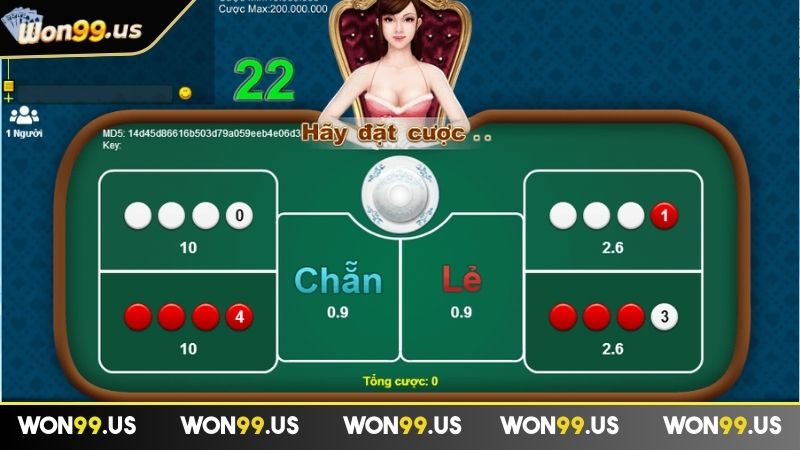 Các cửa cược trong Xóc Đĩa WON99 Các cửa cược trong Xóc Đĩa WON99