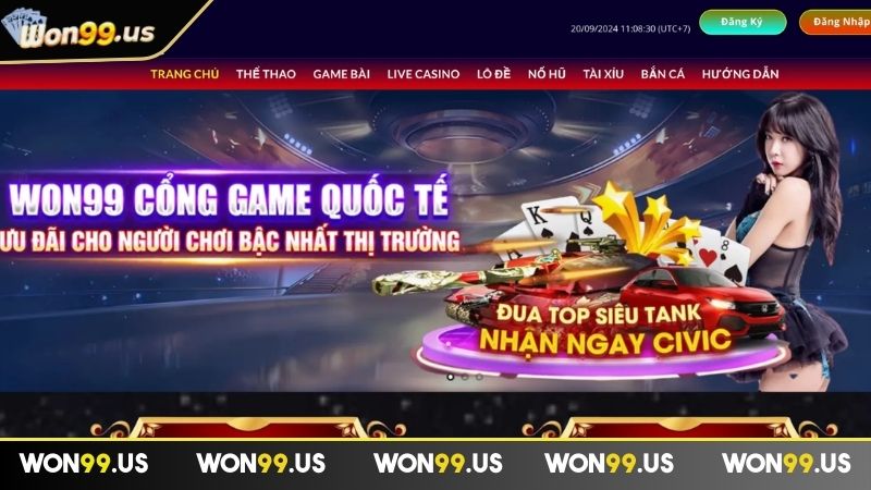 Điều kiện về độ tuổi đăng ký WON99